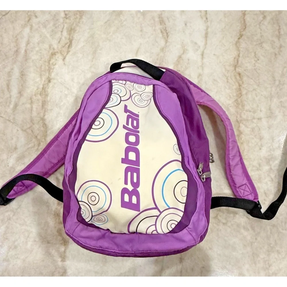 Babolat Vintage Junior Club Tennis Bag/Backpack‎ Double Compartment Purple